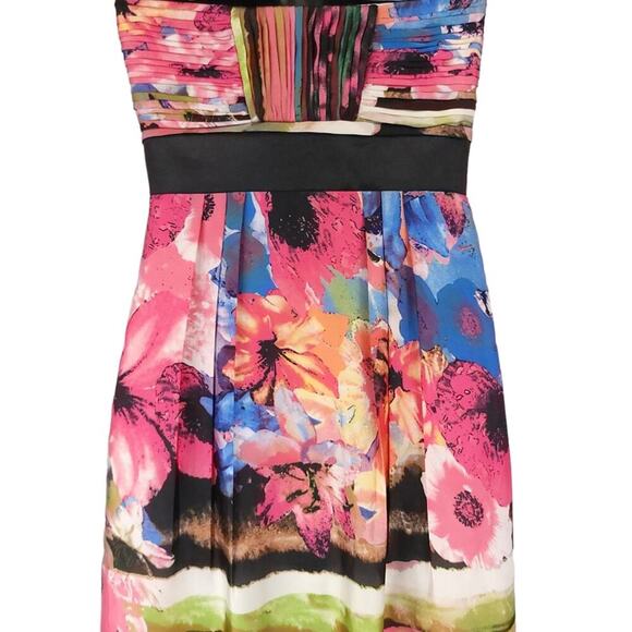 Sue Wong Floral Maxi Dress Multicolor - Picture 8 of 16
